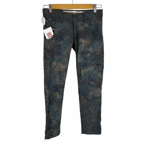 ディーゼル DIESEL 裾ジップ総柄スリムカーゴパンツ レディース SLIM
