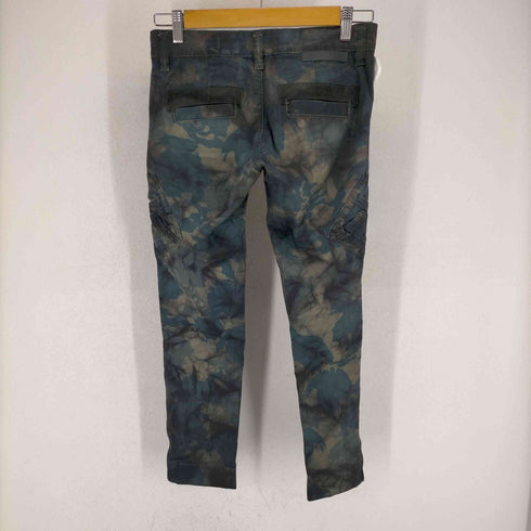 ディーゼル DIESEL 裾ジップ総柄スリムカーゴパンツ レディース SLIM