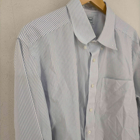 エルエルビーン L.L.Bean Wrinkle-Free Pinpoint Oxford Cloth Shirt Traditional Fit Stripe メンズ 16-33