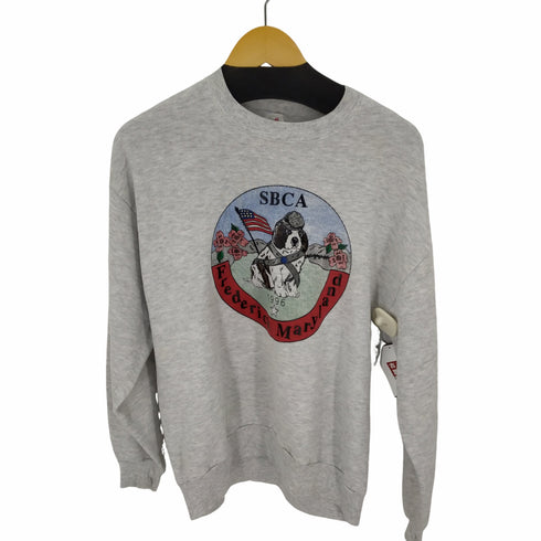 ジャージーズ JERZEES 80S フロントロゴスウェット USA製 レディース import:L