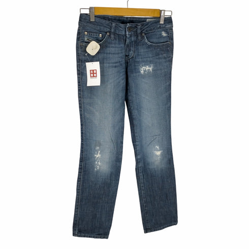 ディーゼル DIESEL CUDDY ダメージ加工スキニーデニムパンツ レディース W24