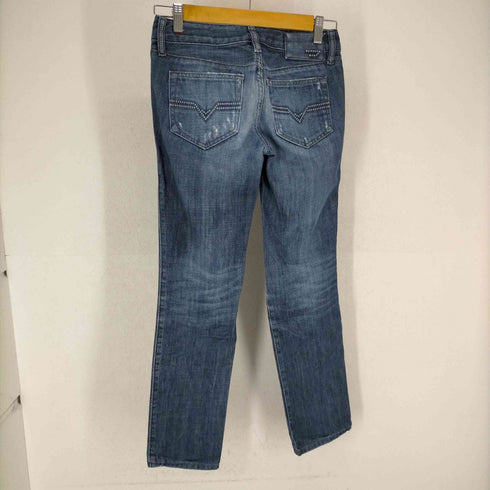 ディーゼル DIESEL CUDDY ダメージ加工スキニーデニムパンツ レディース W24