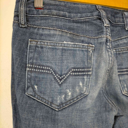 ディーゼル DIESEL CUDDY ダメージ加工スキニーデニムパンツ レディース W24