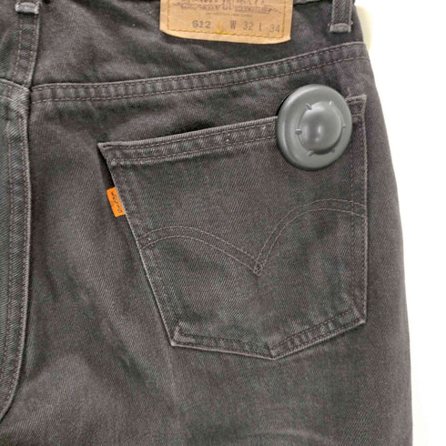 リーバイス Levis オレンジタブ 刻印359 612 先染めブラックデニムパンツ メンズ W30