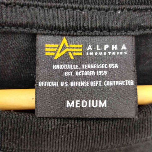 アルファインダストリーズ ALPHA INDUSTRIES フロントロゴプリントTシャツ メンズ JPN:M