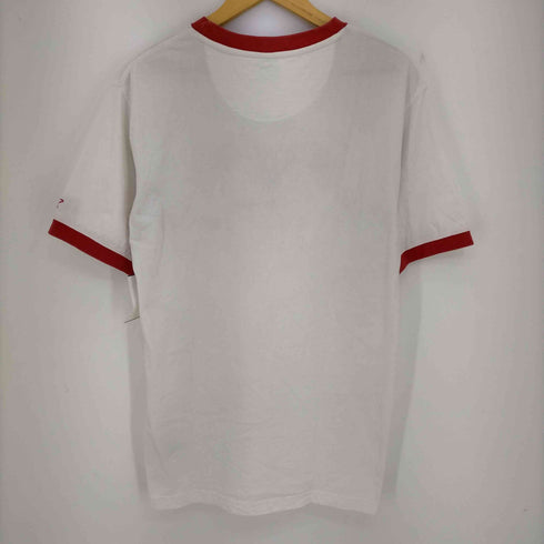 スターター STARTER 90s パキスタン製 カレッジ ウィスコンシン大学 リンガーTシャツ メンズ import:M