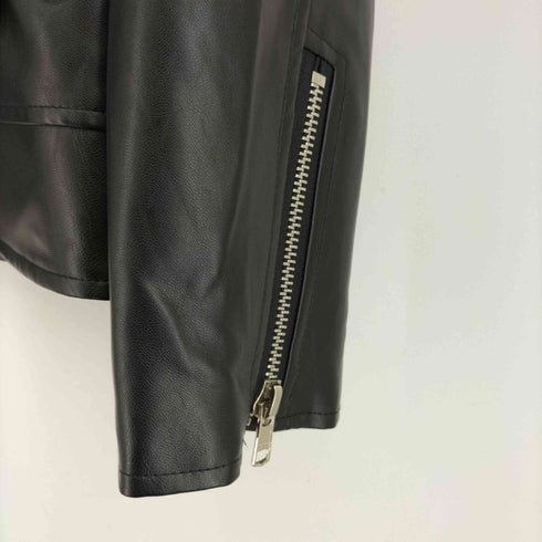 ウエストボーイ WEST BOY ダブルライダースフェイクレザージャケット メンズ import:XL