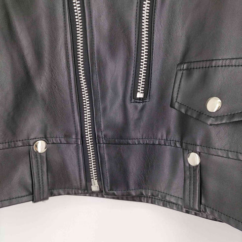 ウエストボーイ WEST BOY ダブルライダースフェイクレザージャケット メンズ import:XL