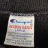 チャンピオン Champion USA製 刺繍タグ REVERSE WEAVE 目あり ブラック クルーネックスウェット メンズ import:L