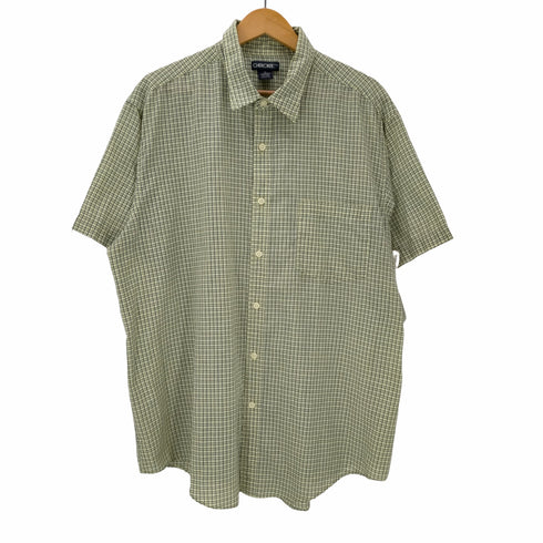 チェロキー Cherokee S/S チェックシャツ ラウンドカット メンズ JPN:XL