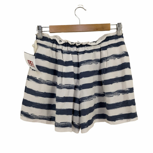 アルマーニエクスチェンジ ARMANI EXCHANGE テンセルリネン ボーダーショーツ レディース M
