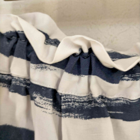 アルマーニエクスチェンジ ARMANI EXCHANGE テンセルリネン ボーダーショーツ レディース M