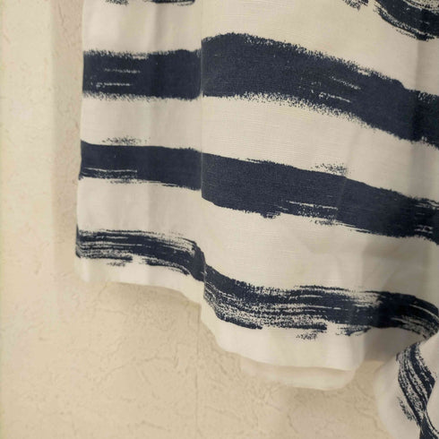 アルマーニエクスチェンジ ARMANI EXCHANGE テンセルリネン ボーダーショーツ レディース M