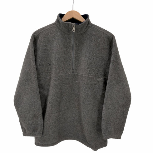 ランズエンド LANDS END フリースハーフジップアップジャケット メンズ