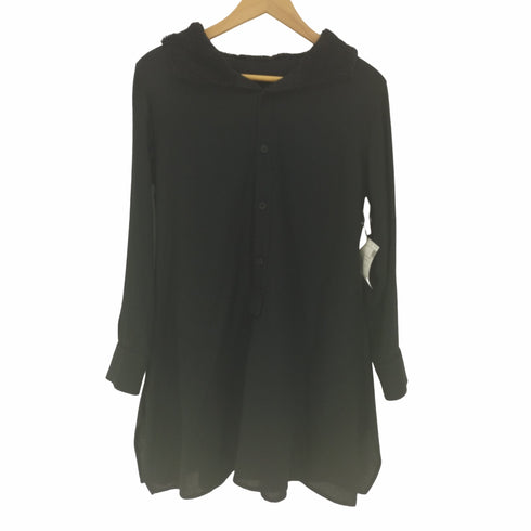 ヨウジヤマモト Yohji Yamamoto 23AW WOOL VIYELLA HOOD MINI DRESS レディース JPN:1