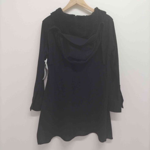 ヨウジヤマモト Yohji Yamamoto 23AW WOOL VIYELLA HOOD MINI DRESS レディース JPN:1
