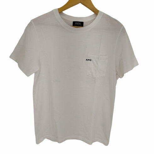アーペーセー A.P.C. 刺繍入りポケットTシャツ レディース import:XS