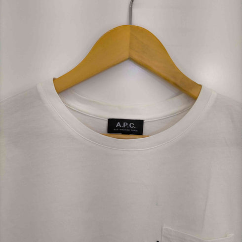 アーペーセー A.P.C. 刺繍入りポケットTシャツ レディース import:XS
