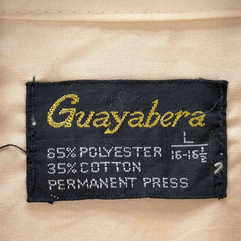 ドグァジャベーラ GUAYABERA キューバシャツ メンズ import:L