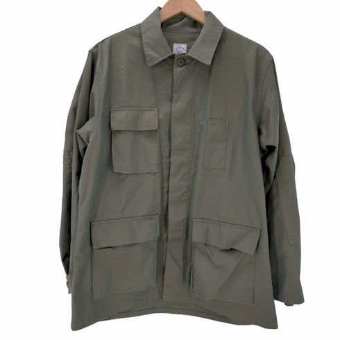 ポストオーバーオールズ POST OALLS BDU-R Iridescent French Twill Khaki メンズ import:M