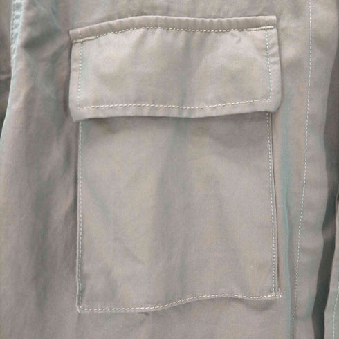 ポストオーバーオールズ POST OALLS BDU-R Iridescent French Twill Khaki メンズ import:M