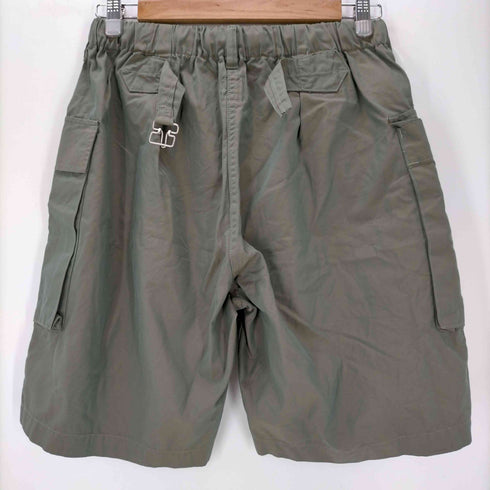 ポストオーバーオールズ POST OALLS E-Z WALKABOUT Shorts Iridescent French Twill Khaki メンズ import:M