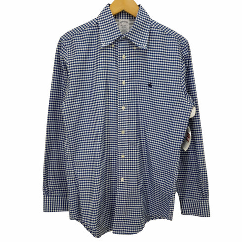 ブルックスブラザーズ BROOKS BROTHERS REGENT ボタンダウン ギンガムチェックシャツ メンズ import:S