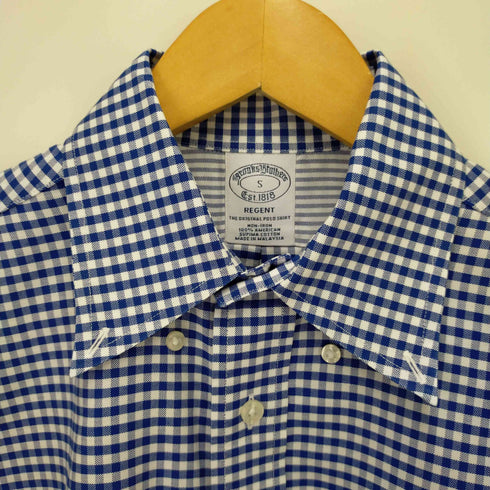 ブルックスブラザーズ BROOKS BROTHERS REGENT ボタンダウン ギンガムチェックシャツ メンズ import:S