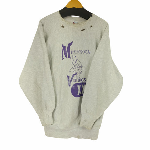 チャンピオン Champion 80S ラバー4段プリント REVERSE WEAVE ボロスウェット メンズ JPN:XXL