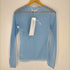 NOTHINGEVERYTHING MESH LONG SLEEVE TOP IN ICE BLUE レディース ONE SIZE