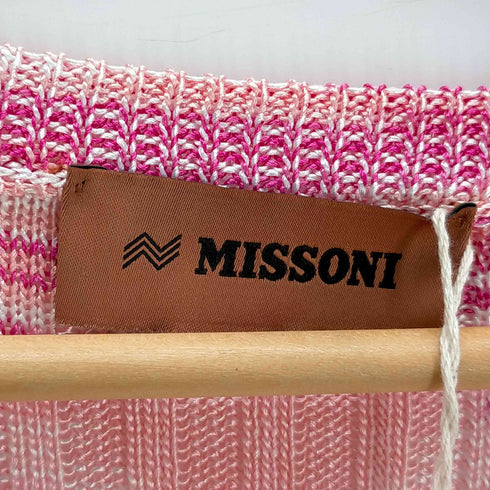 ミッソーニ MISSONI Ribbed viscose blend slub cardigan レディース 42