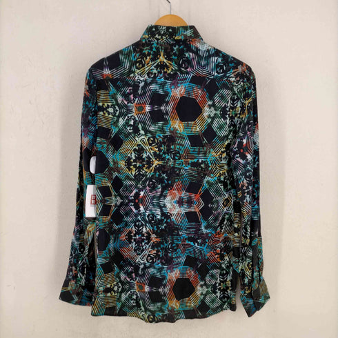 ザラ ZARA 総柄 レーヨンシャツ レディース import:S