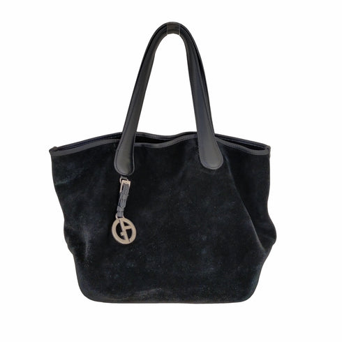 ジョルジオアルマーニ Giorgio Armani スウェード トートバッグ レディース