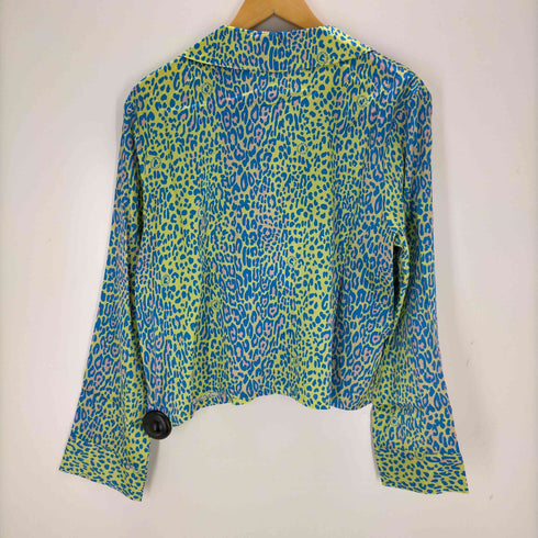 ステラマッカートニー STELLA McCARTNEY Lingerie CROPPED SHIRT ストレッチシルクサテン パジャマトップ レディース JPN:L