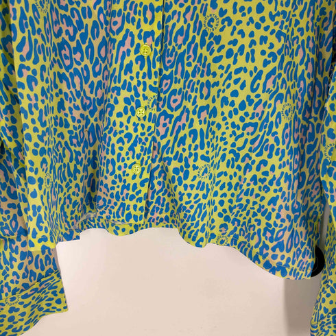 ステラマッカートニー STELLA McCARTNEY Lingerie CROPPED SHIRT ストレッチシルクサテン パジャマトップ レディース JPN:L