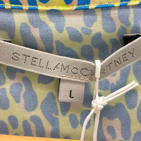 ステラマッカートニー STELLA McCARTNEY Lingerie CROPPED SHIRT ストレッチシルクサテン パジャマトップ レディース JPN:L