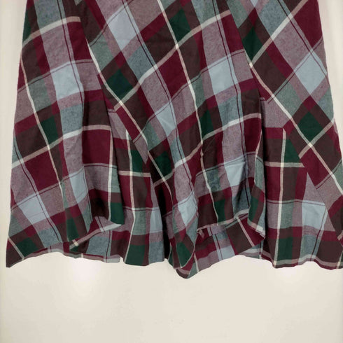 ヴィヴィアンウエストウッドレッドレーベル Vivienne Westwood RED LABEL Plaid Deformed Skirt レディース 3