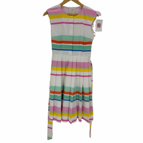 ケイトスペード Kate spade Multi Cape Stripe Shirtdress レディース 2