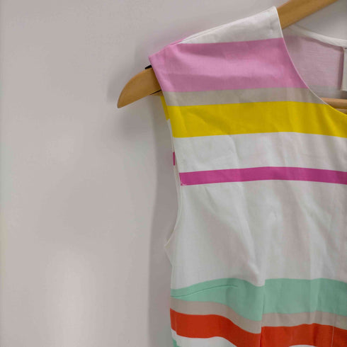 ケイトスペード Kate spade Multi Cape Stripe Shirtdress レディース 2