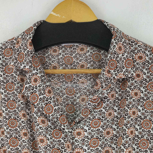 シーナデレイ SHEENA DEL RAY ボタニカル柄 オープンカラー S/S ワンピース レディース ONE SIZE