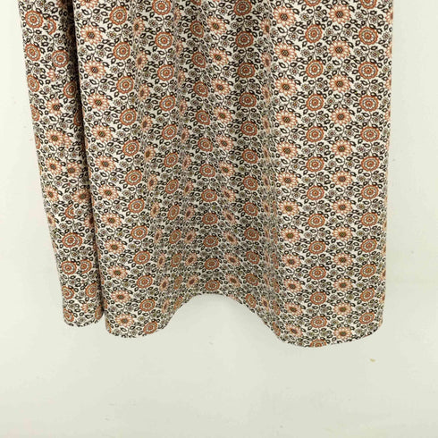 シーナデレイ SHEENA DEL RAY ボタニカル柄 オープンカラー S/S ワンピース レディース ONE SIZE