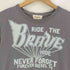 ディーゼル DIESEL ダメージ加工 プリント クルーネックTシャツ メンズ import:S