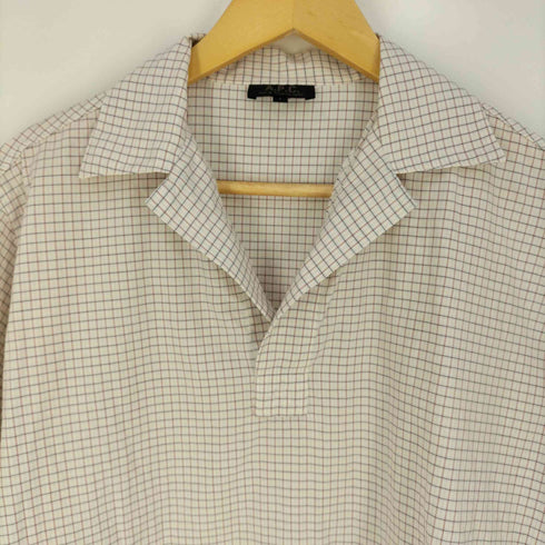 アーペーセー A.P.C. チュニジア製 ブロックチェック スキッパーシャツ メンズ JPN:1