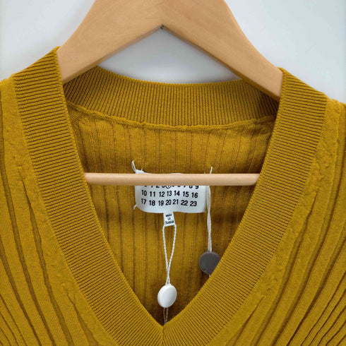 メゾンマルジェラ Maison Margiela Vネックリブニット レディース 1