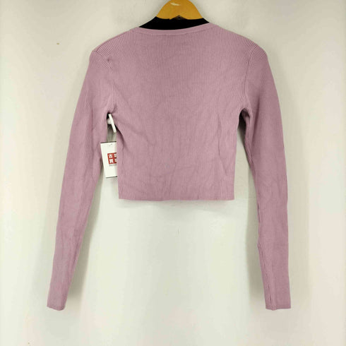 ザラ ZARA L/Sクルーネッカーディガン レディース US M