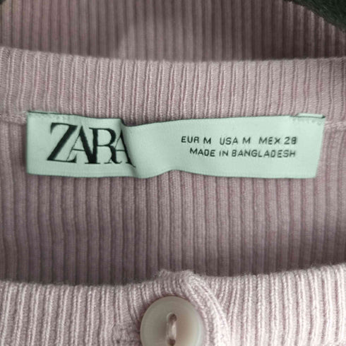 ザラ ZARA L/Sクルーネッカーディガン レディース US M