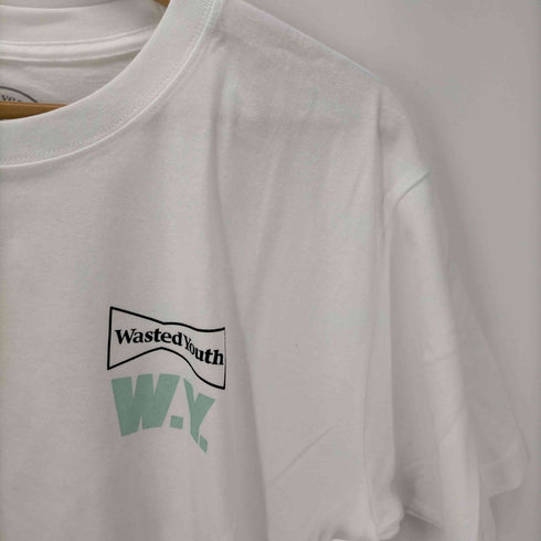 ウェイステッドユース WASTED YOUTH S/S バックプリントクルーネックTシャツ メンズ JPN:L