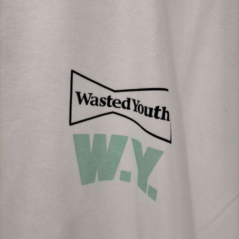 ウェイステッドユース WASTED YOUTH S/S バックプリントクルーネックTシャツ メンズ JPN:L