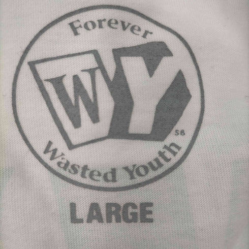 ウェイステッドユース WASTED YOUTH S/S バックプリントクルーネックTシャツ メンズ JPN:L