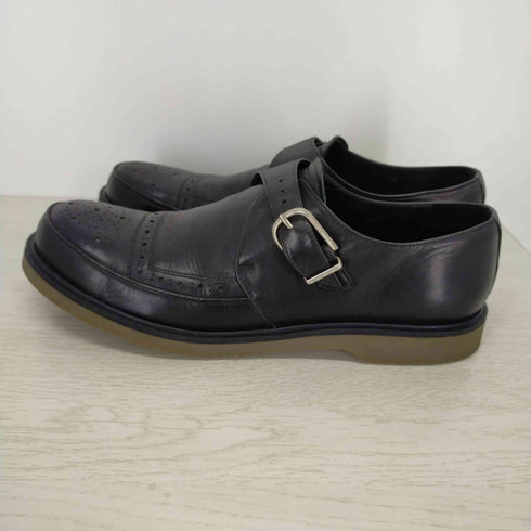 コムデギャルソンオムプリュス COMME des GARCONS HOMME PLUS レザー モンクストラップ メダリオン メンズ JPN:27